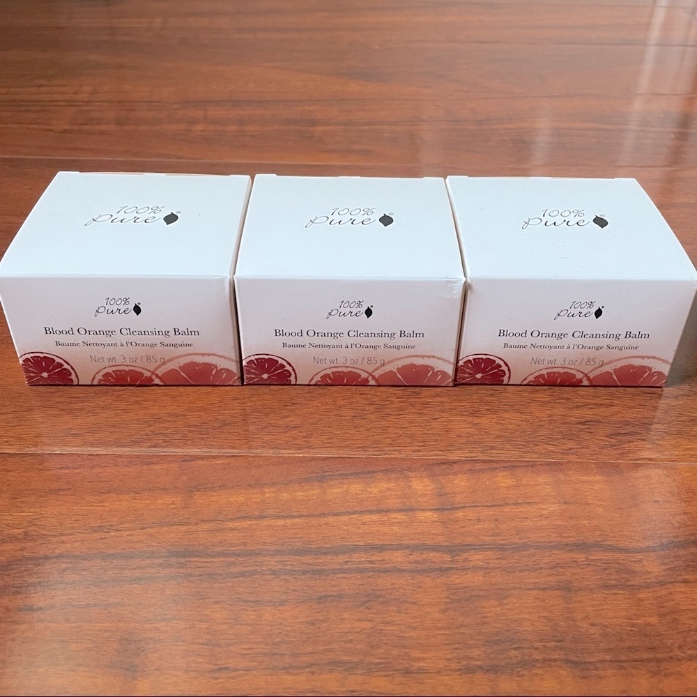 🚨 HOST PICK 🆕 100% Pure Blood Orange Cleansing Balms - Set of 3